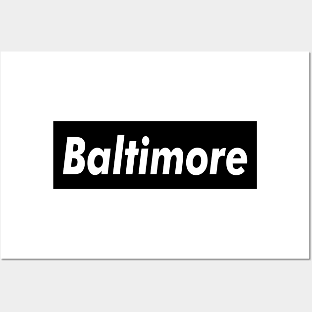 Baltimore Meat Brown Wall Art by Easy On Me